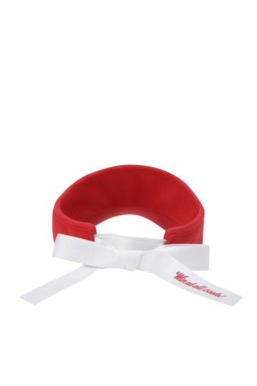 Women's High Top Visor RED