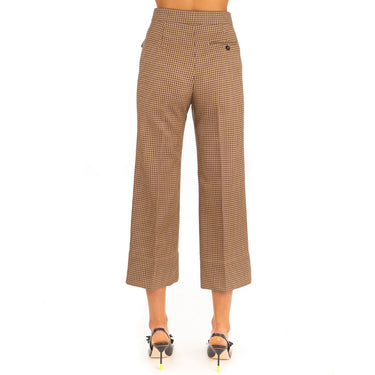 Women's Microcheck Wool Sand
