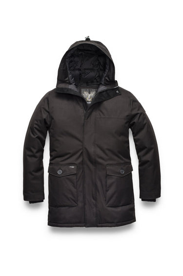 YVES FURLESS MEN'S PARKA BLACK