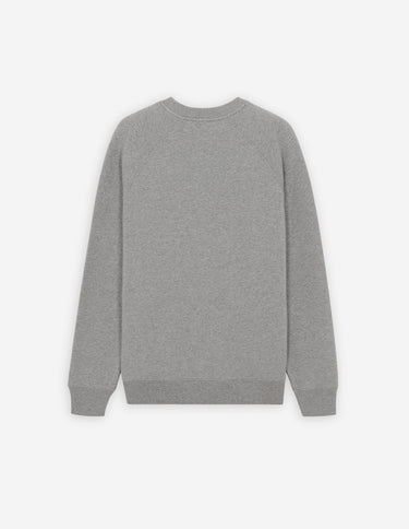 Grey Fox Head Patch Classic Sweatshirt Grey Melange