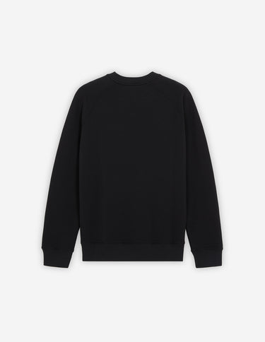 Unisex Chillax Fox Patch Classic Sweatshirt Black