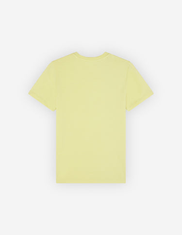 Women's Fox Head Patch Regular Tee Shirt Chalk Yellow