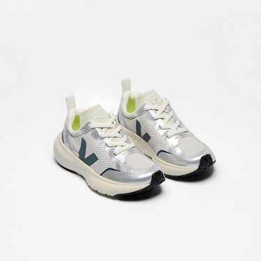 Kids' CANARY ELASTIC LACES ALVEOMESH GREY CALIFORNIA