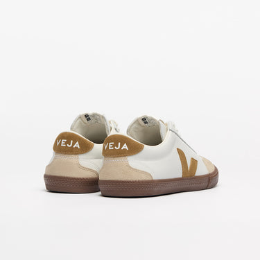 Women's VOLLEY LEATHER WHITE TENT BARK