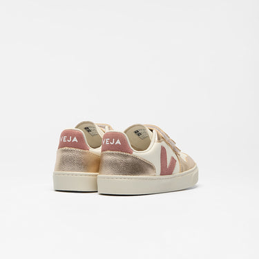 Kids' V-10 LEATHER PURE DRIED PETALE PLATINE