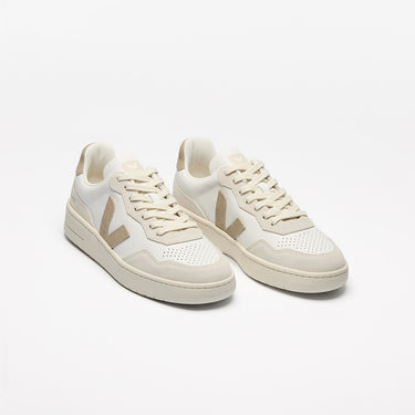 Men's V-90 LEATHER WHITE TAUPE