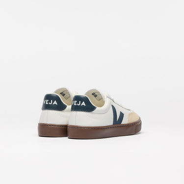 Kids' VOLLEY ELASTIC LACES LEATHER WHITE NAUTICO BARK