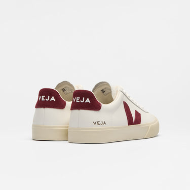 Women's CAMPO LEATHER WHITE GRENAT