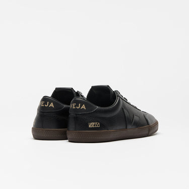 Women's VOLLEY SIGNATURE GRAINED OILED LEATHER BLACK EAGLE