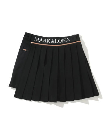 Women's Detachable Pleated Skirt/two Way Shorts Black