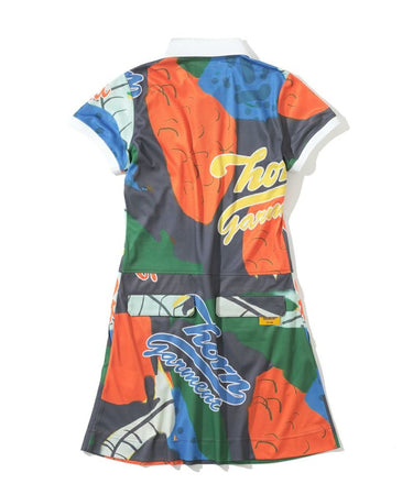 Women's Sprout Polo Dress Black