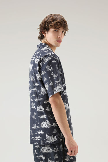 Short-sleeved Zavikon Shirt MELTON BLUE