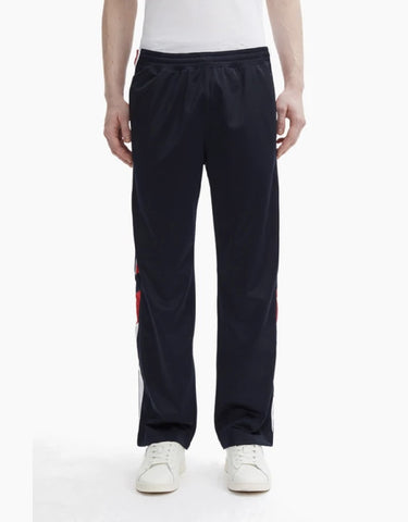CHAMPION EUROPE<br>ARCHIVE JACQUARD LOGO TAPE TRACK PANTS NAVY