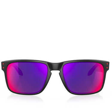 OAKLEY HOLBROOK MATTE BLACK W/ POSITIVE RED IRIDIUM