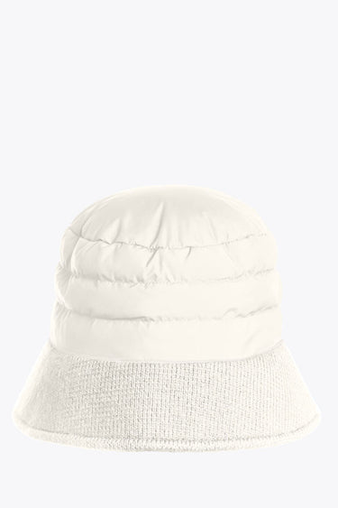 Puffer Bucket Hat Off White