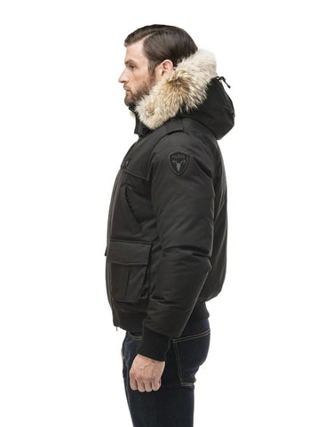 CARTEL MEN'S BOMBER JACKET CH BLACK