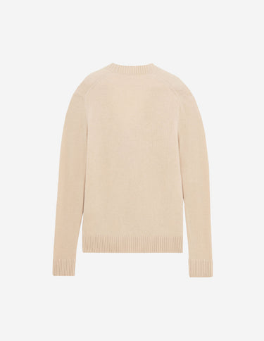 Baby Fox Patch Cosy Cardigan Beige