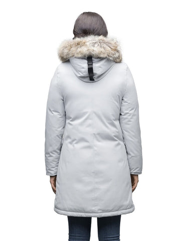 MERIDETH LADIES PARKA LIGHT GREY