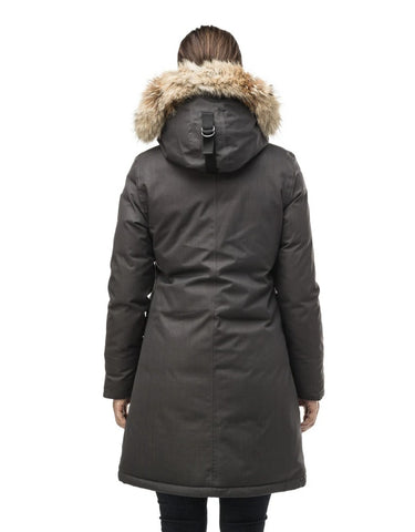 MERIDETH LADIES PARKA STEEL GREY