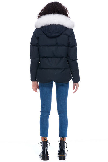 Women's Original 3q Fur Navy / Natural Fox Fur