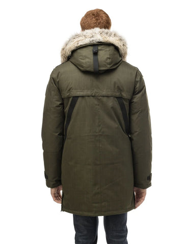 Yatesy Men's Long Parka Fatigue